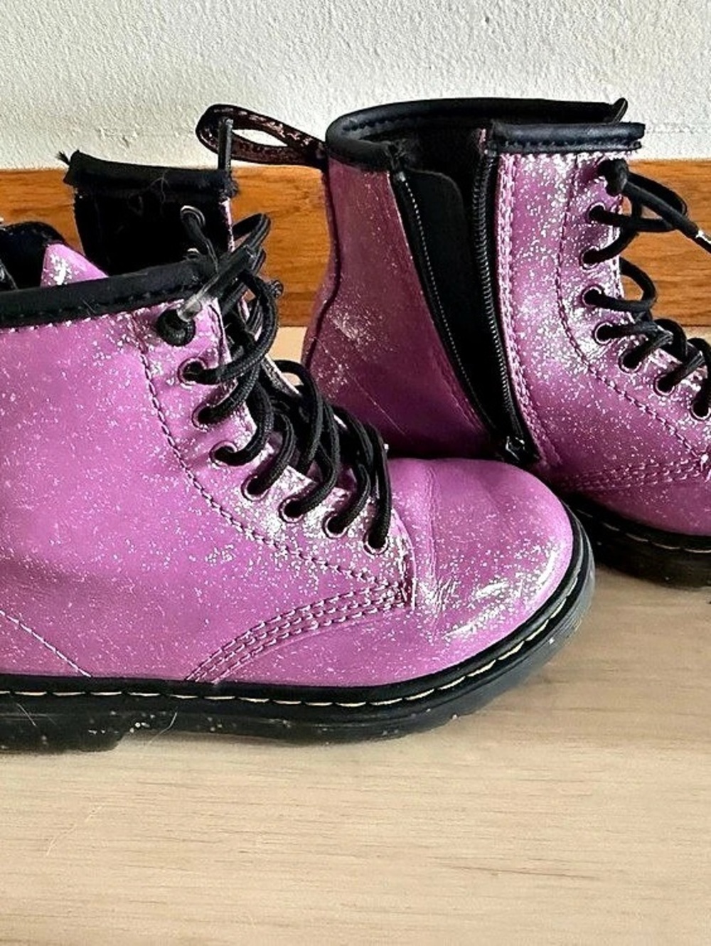 Dr. Martens 1460 J Combat Boots Pink 10C